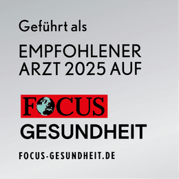 Focus Empfehlung 2025 - Plastischer & Ästhetischer Chirurg - Darmstadt